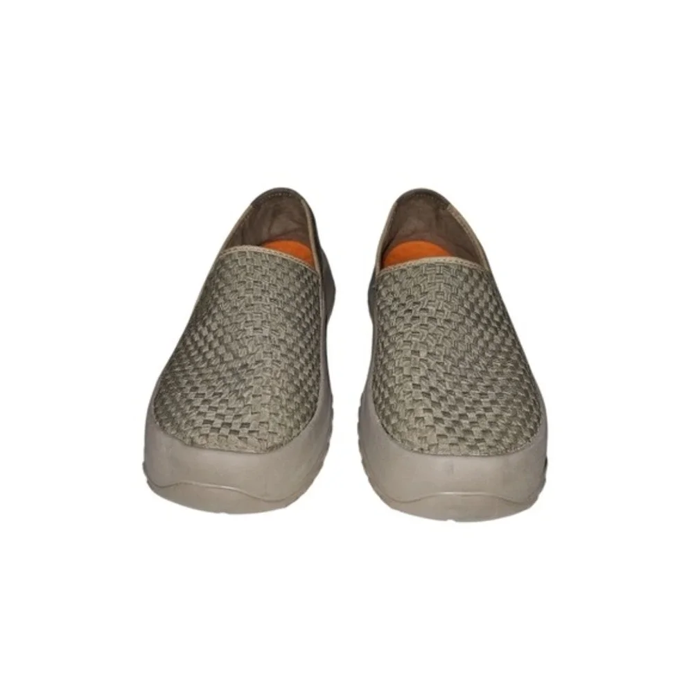 Levelast Men's Tan Woven Slip On Loafers Size 10